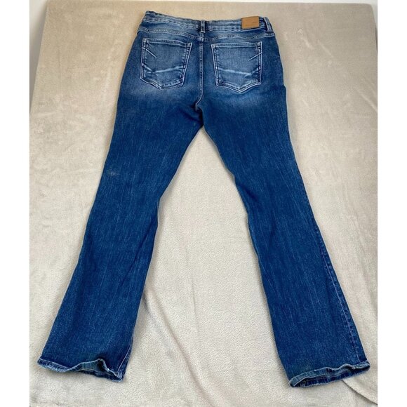 BKE Men's Jeans Size 32x35.5 Payton Mid Rise Bootcut Blue Denim Casual Y2K - Picture 15 of 15